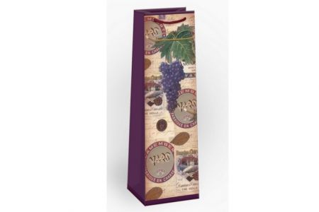 ARGUS Dárková papírová taška na víno (12 x 40 cm) 07370473