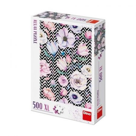 Puzzle 500 dílků xl Květy relax