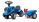 Odstrkovadlo - traktor Landini modré s volantem a valníkem