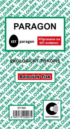 Paragon / ET005 / Baloušek tisk