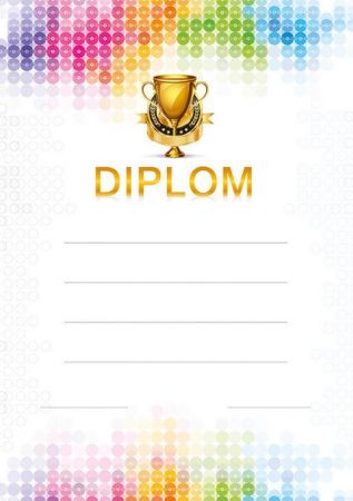 Diplom A5 - Duha / BD053 / Baloušek tisk
