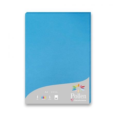 Barevná dopisní karta Clairefontaine modrá, A4