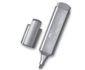Zvýrazňovač Faber-Castell Textliner 46 Metallic metalický stříbrný