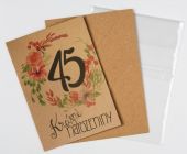Přáníčko BeBechy - recyklovaný papír - Krásné narozeniny 45
