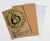 Přáníčko BeBechy - recyklovaný papír - Krásné narozeniny 65