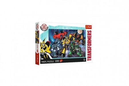 Puzzle Tým Autobotů/Transformers Robots in Disguise 100 dílků 41x27,5cm v krabici 29x19x4