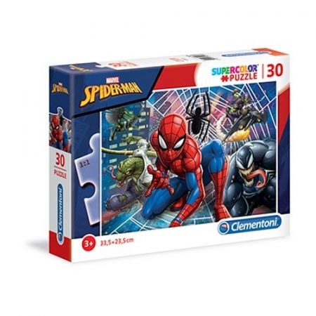 Puzzle Supercolor 30 dílků Spiderman