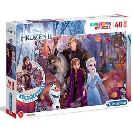 Puzzle Supercolor Floor 40 dílků Frozen 2