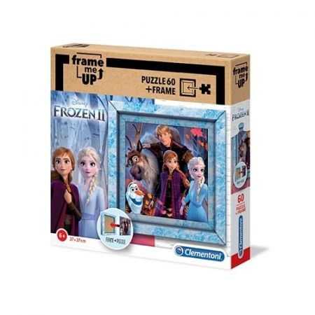 Puzzle 60 dílků + rámeček Frozen 2
