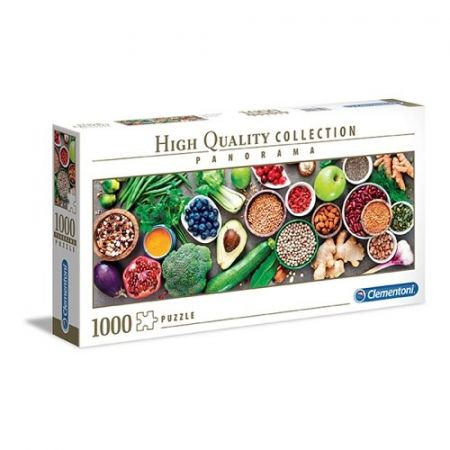Puzzle Panorama dílků 1000 Zdravý vegeterián