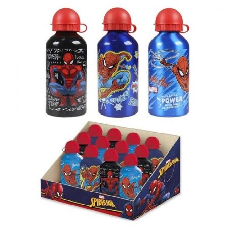 Láhev na pití kovová 0,5l Spiderman