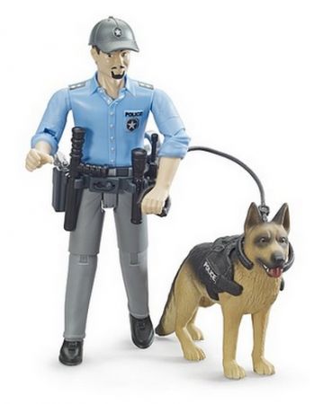 BRUDER 62150 (62150) Figurka - Policista se psem