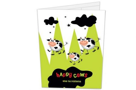 Desky na písmenka HAPPY COWS 2020