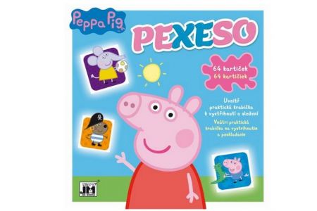 Pexeso v sešitu - Peppa Pig