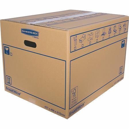 Krabice na stěhování &quot;SmoothMove™ Everyday&quot;, 40,6x45,7x61 cm, FELLOWES