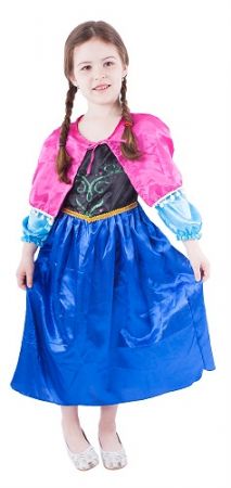 Dětský kostým princezna zimní království - Anna (S)