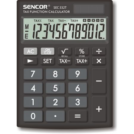 Kalkulačka stolní SENCOR SEC 332 T (kalkulátor stolní SEC-332-T)