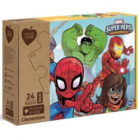 Puzzle Maxi 24 dílků Superhrdinové