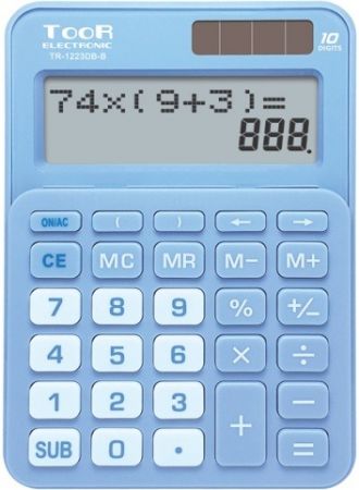 Kalkulačka KW TR-1223DB-B dvouřádková modrá 120-1901