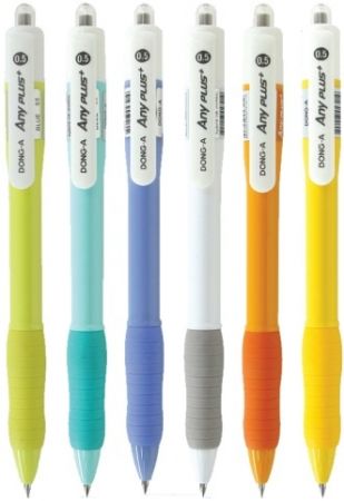 Kuličkové pero Any plus+ 0,5 mm modré - MIX barev