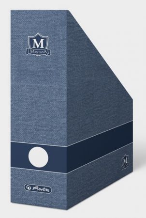 Krabicový box A4/11cm, Montana modrý (Herlitz)