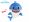 Baby Shark plyšový 28cm modrý na baterie se zvukem 12m+ v sáčku
