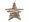 Hvězda ratan zlatá vánoční 15cm R3851