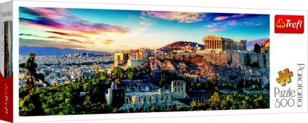 Puzzle panoramatické Acropolis, Atény 500 dílků