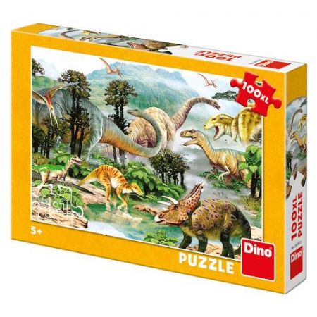 PUZZLE Život dinosaurů 100DXL