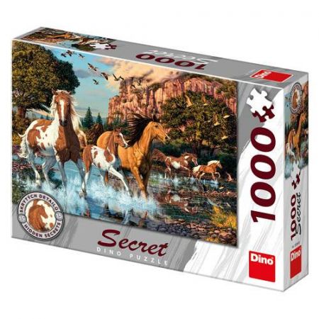 PUZZLE Koně 1000D secret collection