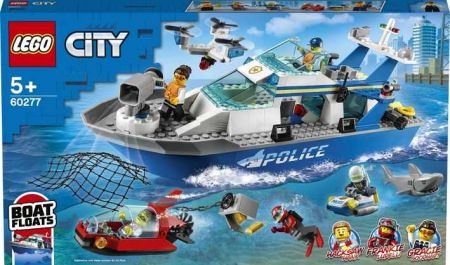 Lego City 60277 City Policejní hlídková loď