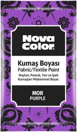 Barva na textil prášková fialová 12g NC-907
