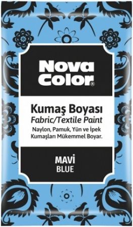 Barva na textil prášková modrá 12g NC-902