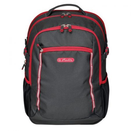 Herlitz - Školní batoh Ultimate, černo-červený