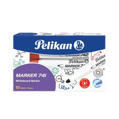 Pelikan - Popisovač na tabuli 741 červený