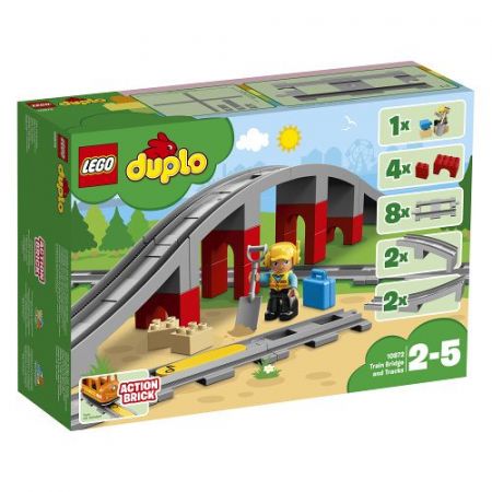 LEGO 10872 Doplňky k vláčku – most a koleje