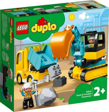 LEGO 10931 Lgo Duplo 10931 Náklaďák a pásový bagr