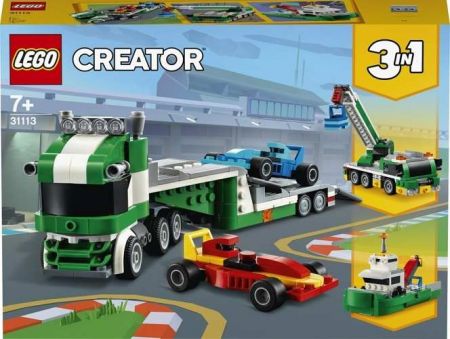 LEGO Creator 31113 Kamion pro přepravu závodních