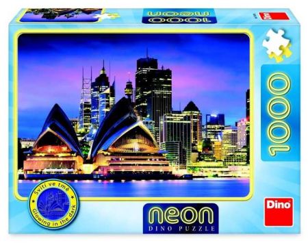 Puzzle Opera v Sydney 1000 dílků neon