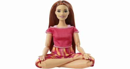 Barbie V pohybu zrzka v červeném topu