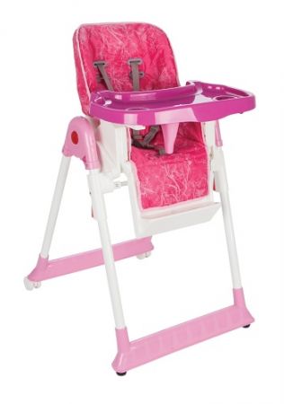 Jídelní židlička Elegance růžová
