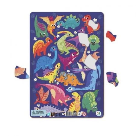 Puzzle rámové Dinosauři 53 dílků