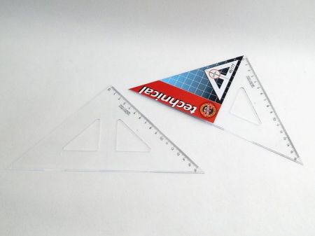 Trojúhelník 45/177 744156 transparentní