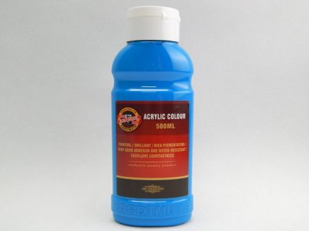 KOH-I-NOOR Barva akrylová 500ml modrozelená 0450