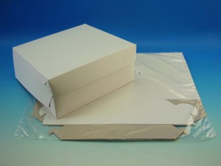 Krabice dortová 250x250x90mm, 3ks