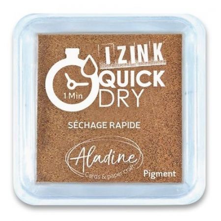 Razítkovací polštářek Aladine Izink Quick Dry měděná