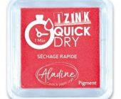 Razítkovací polštářek Aladine Izink Quick Dry červená