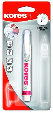 KORES Metal Tip korekční pero 10 g, s kovovým hrotem 