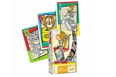 Dětské hrací karty 2 v 1 - Černý Petr + Karetní pexeso Tom a Jerry<br />