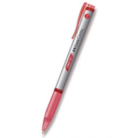 Kuličková tužka Faber-Castell Grip X5 červená 